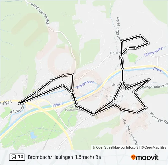 10  Line Map
