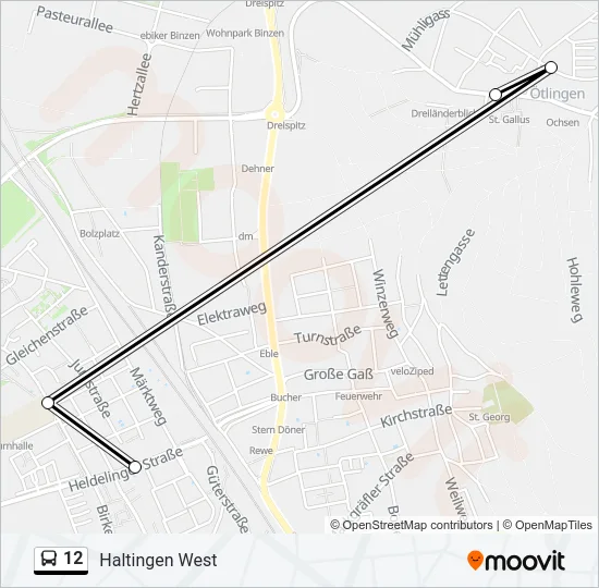 12  Line Map