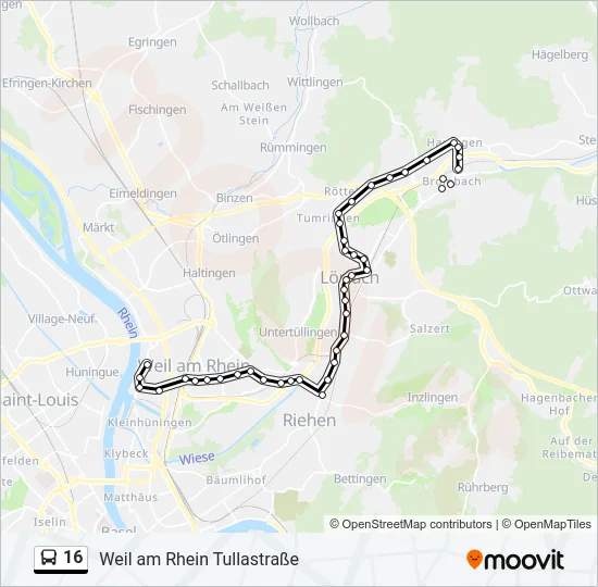 16  Line Map