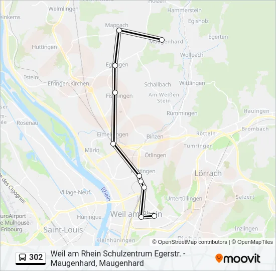 302  Line Map