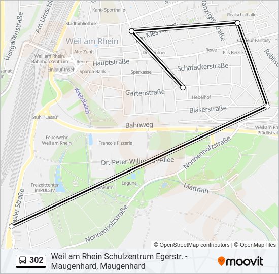 302  Line Map