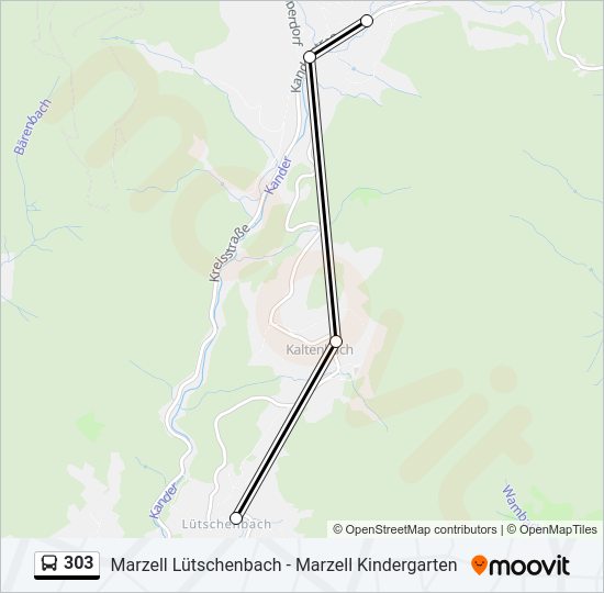 303  Line Map