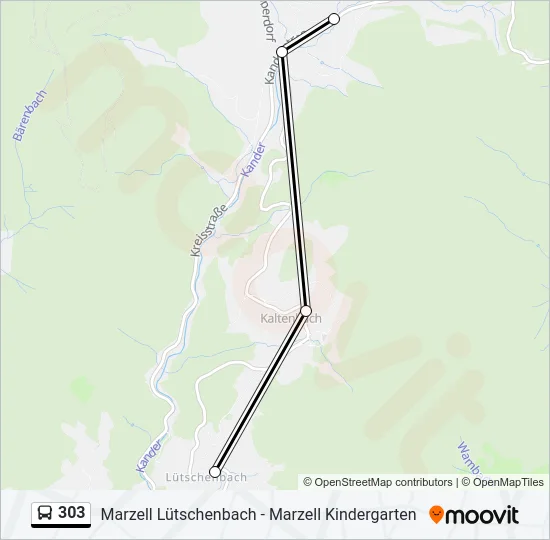 303  Line Map
