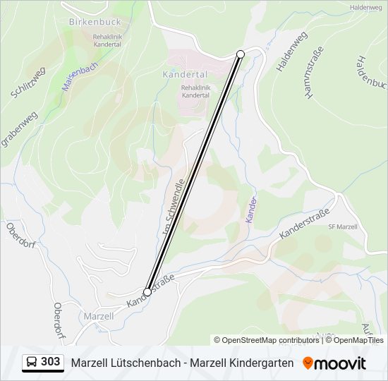 303  Line Map