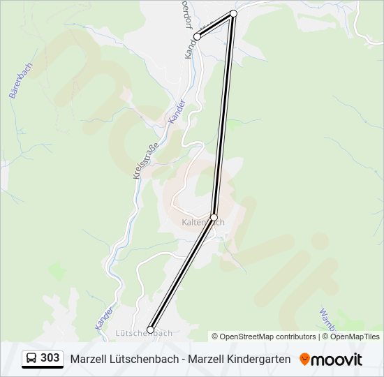 303  Line Map