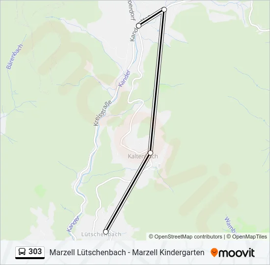 303  Line Map