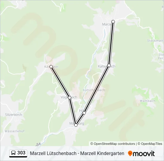 303  Line Map