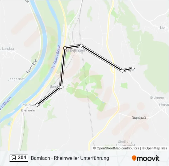 304  Line Map