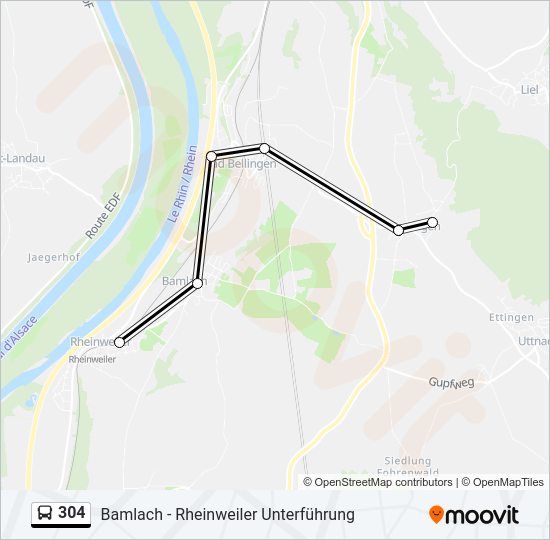 304  Line Map