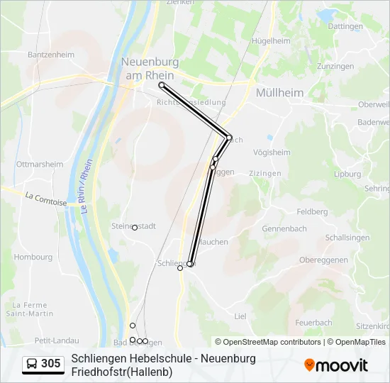 305  Line Map