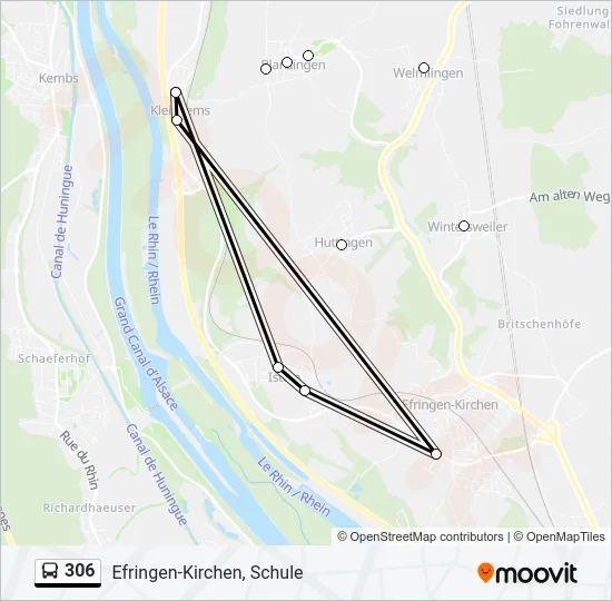 306  Line Map