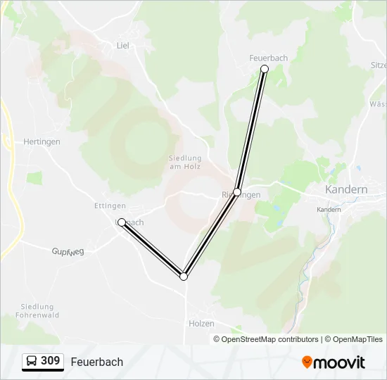 309  Line Map