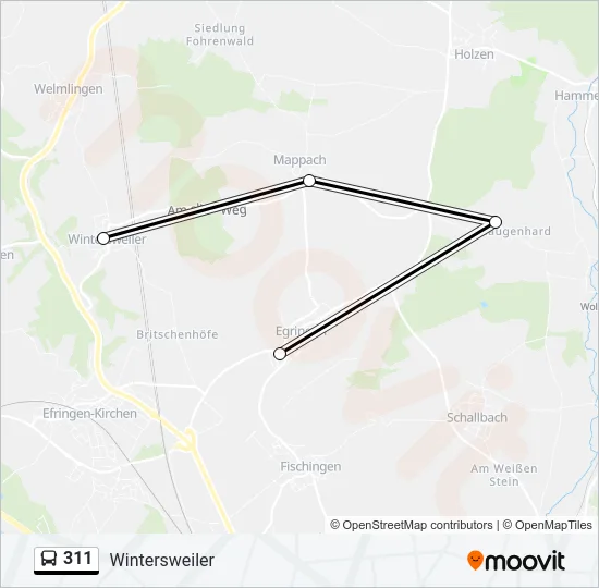 311  Line Map