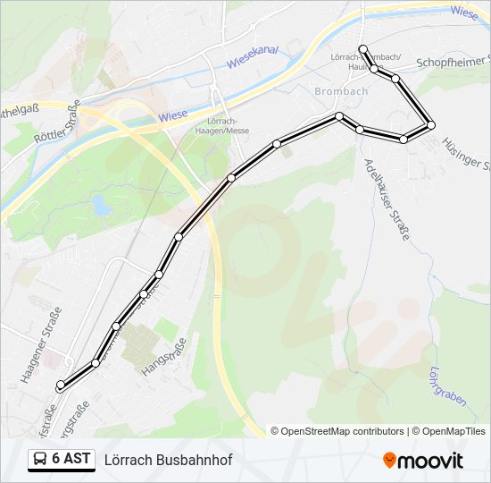 6 AST  Line Map