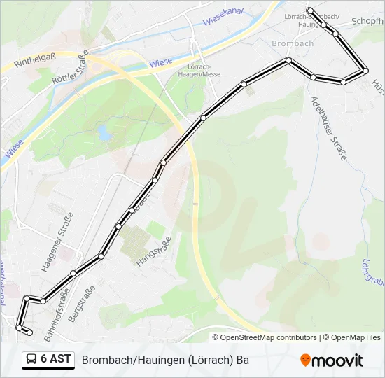 6 AST  Line Map