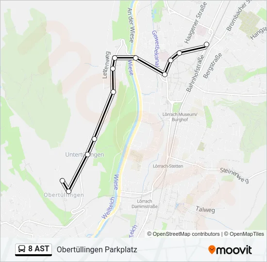 8 AST  Line Map