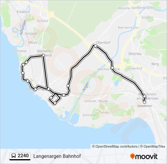 2240 Bus Line Map