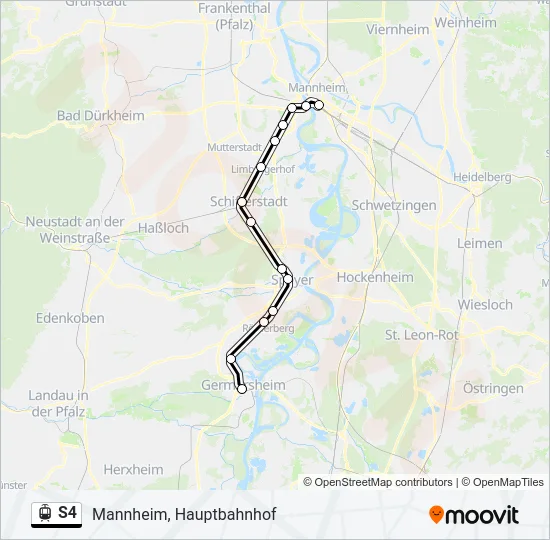 S4 Light Rail Line Map