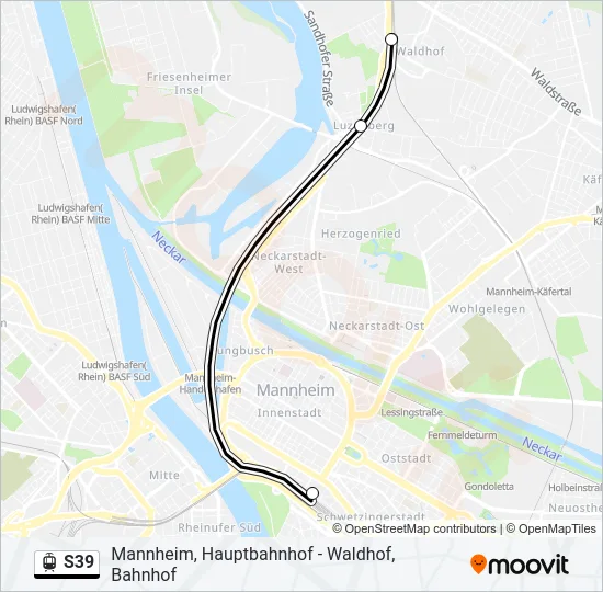 S39 Light Rail Line Map