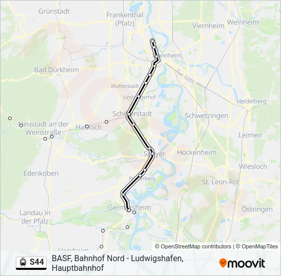 S44 Light Rail Line Map
