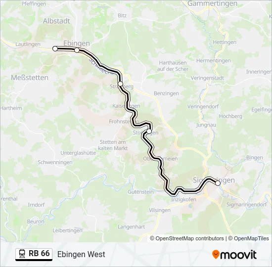 RB 66 Train Line Map