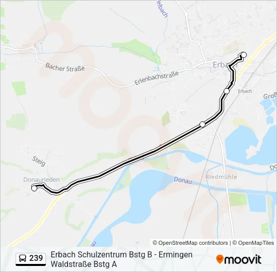 239 Bus Line Map