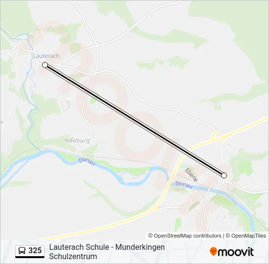 325 Bus Line Map