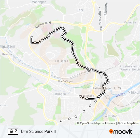 2 Light Rail Line Map