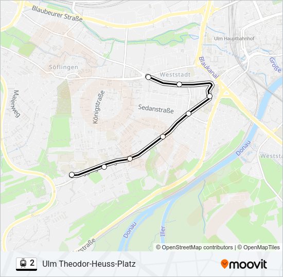 2 Light Rail Line Map