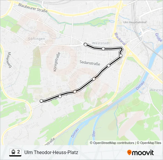 2 Light Rail Line Map