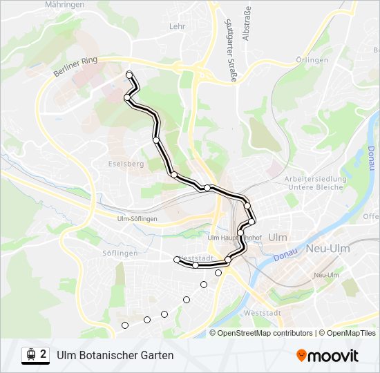 2 Light Rail Line Map