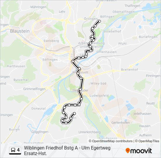 4 Bus Line Map
