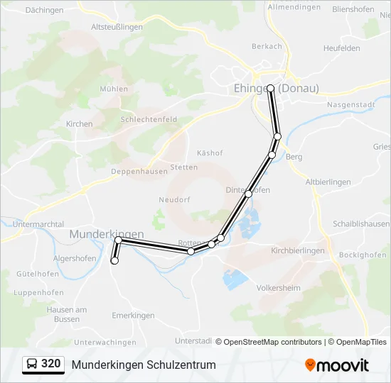 320 Bus Line Map