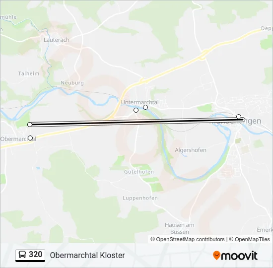 320 Bus Line Map