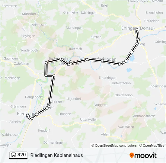 320 Bus Line Map