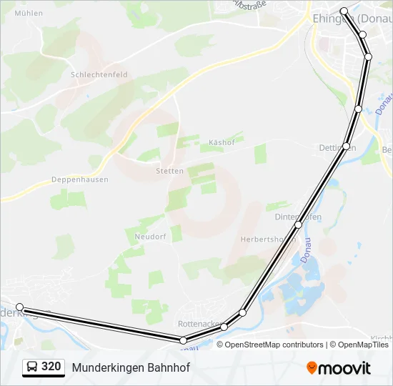 320 Bus Line Map