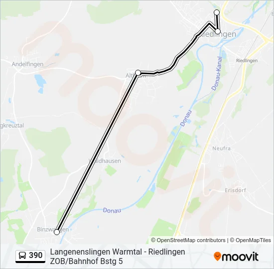 390  Line Map