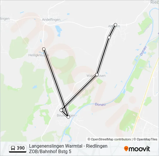 390  Line Map