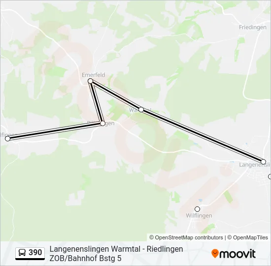 390  Line Map