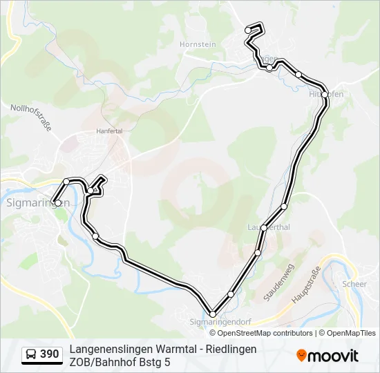390  Line Map