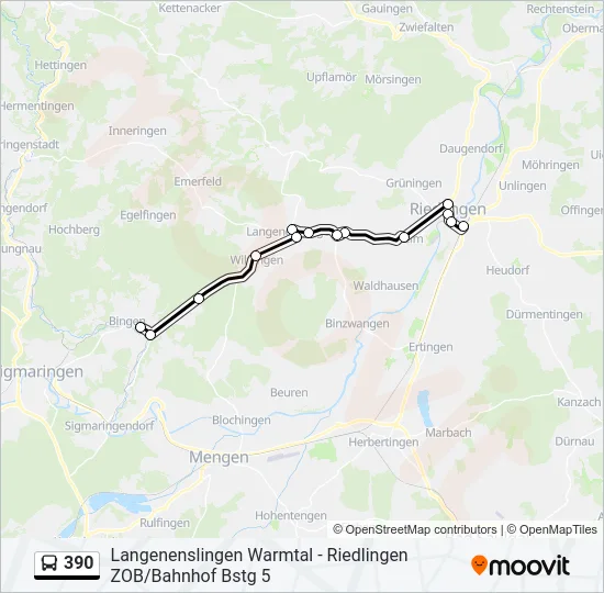 390  Line Map