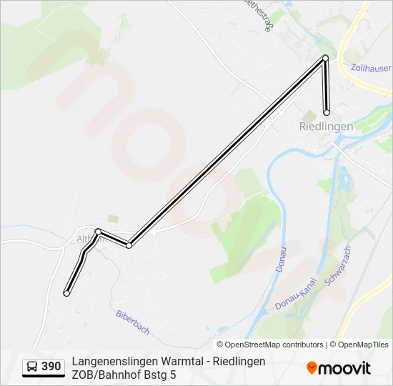 390  Line Map