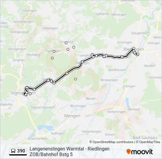 390  Line Map