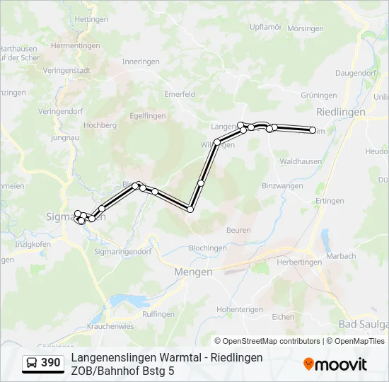 390  Line Map