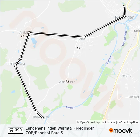 390  Line Map