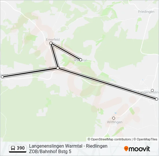 390  Line Map