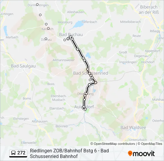 272 Bus Line Map