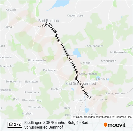 272 Bus Line Map