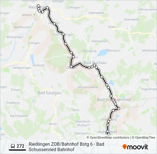 272 Bus Line Map