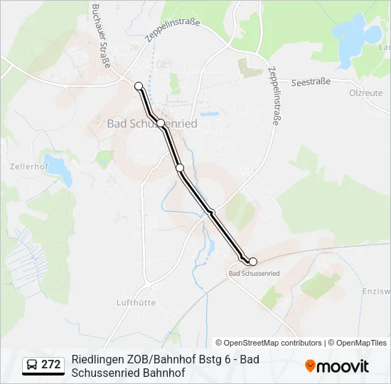 272 Bus Line Map